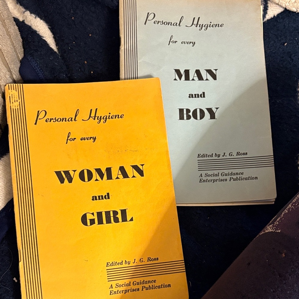Vintage Personal Hygiene Book Set
